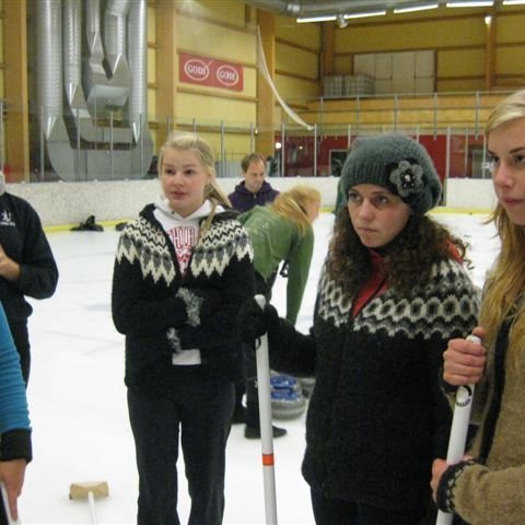 Hlustað á leiðbeinanda