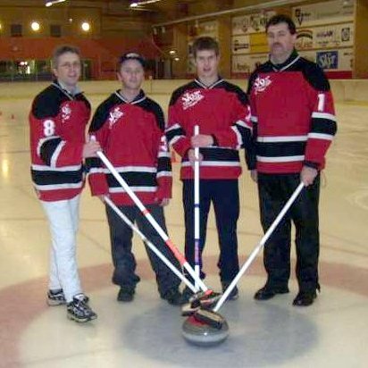 Haraldur Ingólfsson, Sveinn Björnsson, X, Carl Watters.