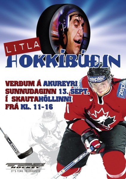 Litla Hokkíbúðin í Skautahöllinni á sunnudaginn 13.