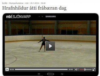 Skjáskot af frétt mbl.is