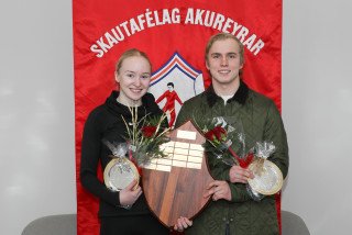 Aldís og Hafþór (mynd: (Ásgrímur Ágústsson)