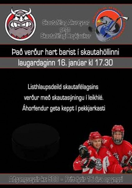 Fyrsti heimaleikur ársins á laugardaginn 16. janúar kl. 17,30