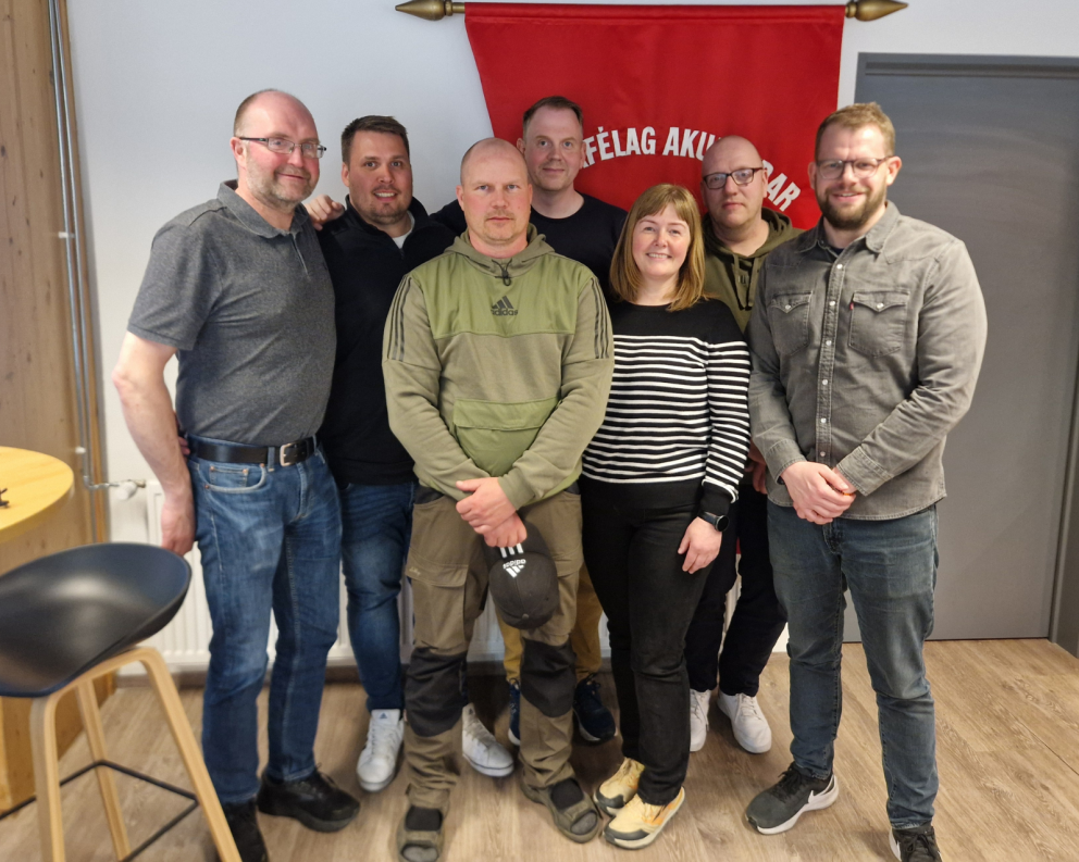 Ný stjórn íshokkídeildar 2025.