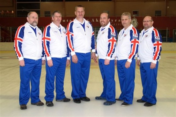 Krullulandslið Íslands sem keppti á Evrópumótinu 2007,