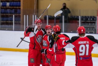 Víkingar fagna (mynd: Egill Bjarni)