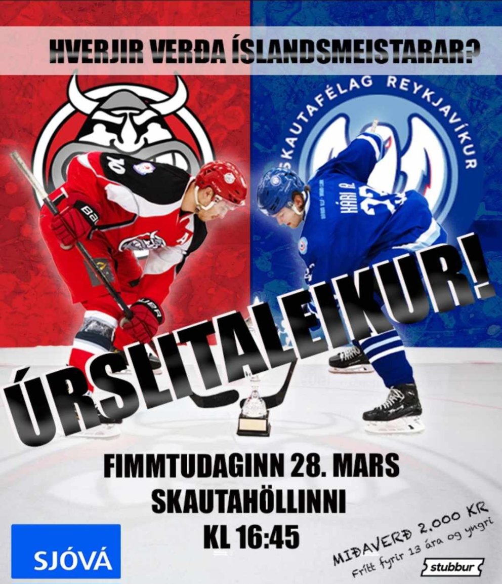 5. leikur í Skautahöllinni á morgun