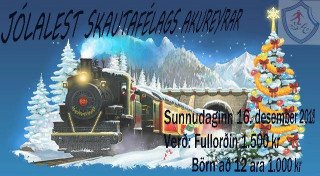 Jólasýning listhlaupadeildar í dag kl 17.00