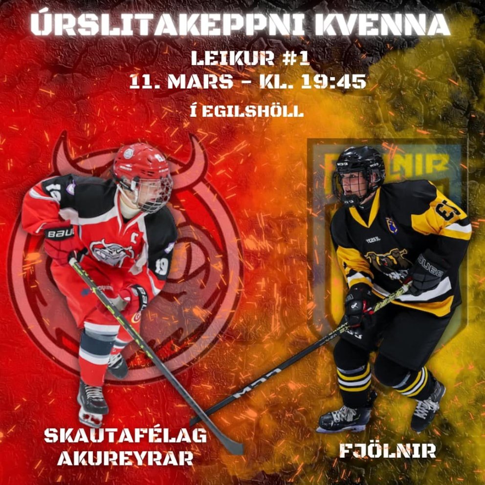 Fyrsti leikur í úrslitakeppni kvenna í kvöld