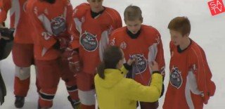 Skjáskot úr útsendingunni.