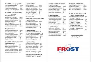 Uppfærð dagskrá Vinamóts Frost og LSA 2019