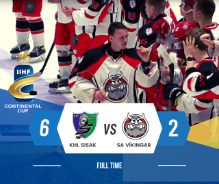 Tap í öðrum leik Víkinga í Continental Cup