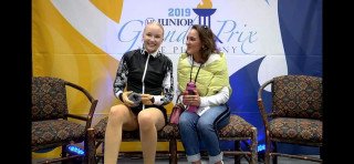 Aldís Kara ásamt Darju þjálfara