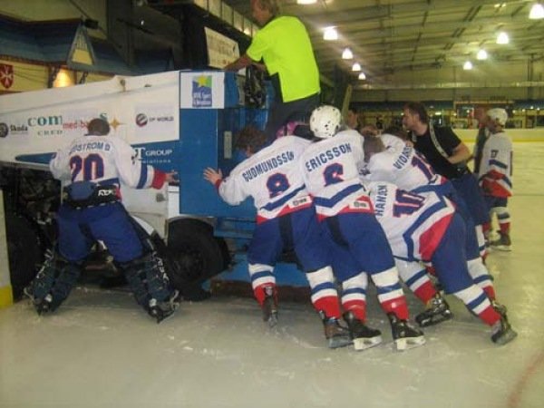 Þarna vantar ekki hestöflin