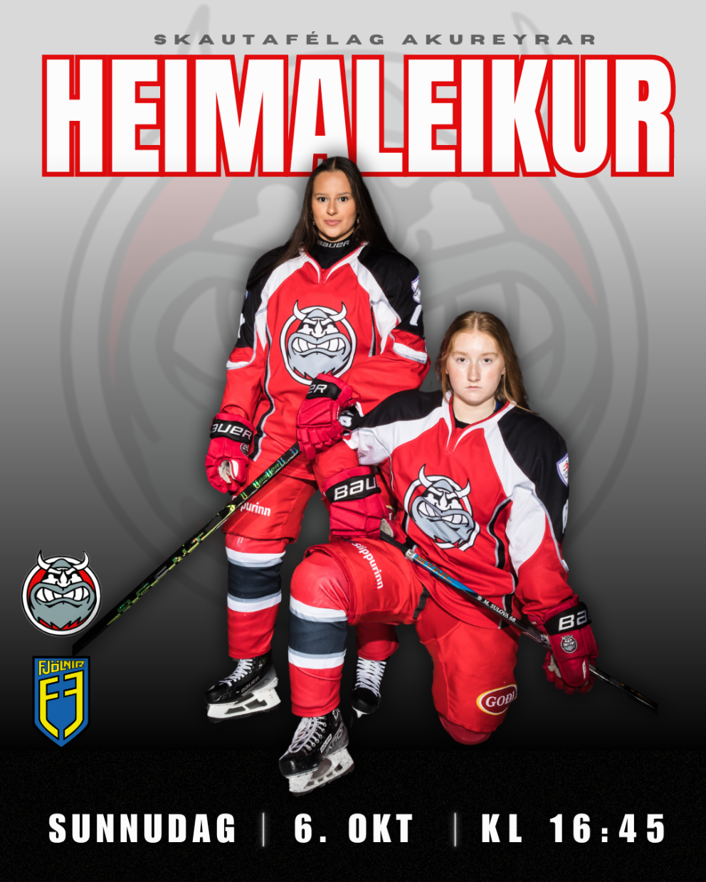 Heimaleikur SA taka á móti Fjölni á sunnudag