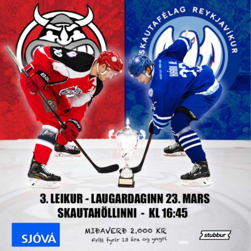 3. leikur í úrslitakeppninni á laugardag