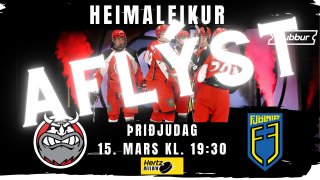 Leik kvöldsins aflýst