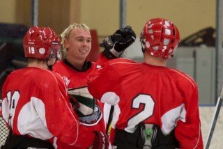 Úr leik Víkinga og SR 15. sept. Mynd: EFP