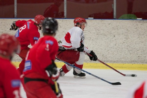Orri Blöndal á seinna hundraðinu.  Myndina tók Elvar Pálsson í kvöld