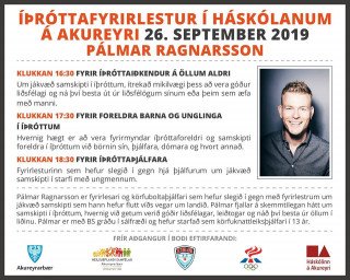 Íþróttafyrirlestur með Pálmari Ragnarssyni