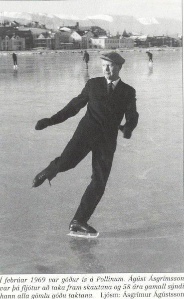 Reffilegur á pollinum