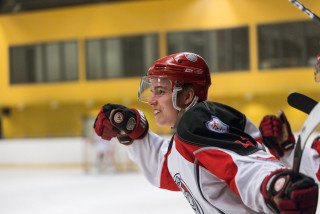 Haffi fagnar marki (mynd: Gunnar Jónatans.)