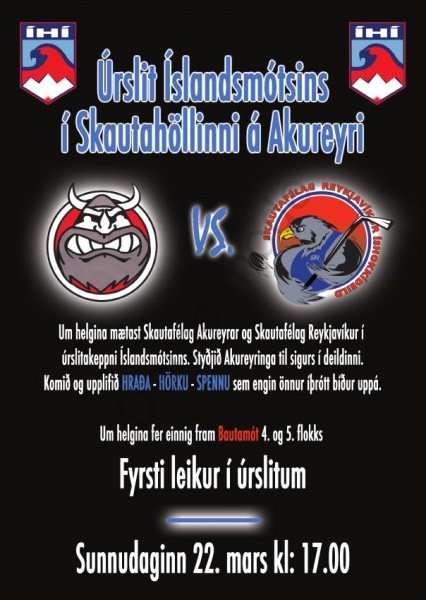 1. leikur í Úrslitakeppni karla um ÍSLANDSMEISTARATITILINN