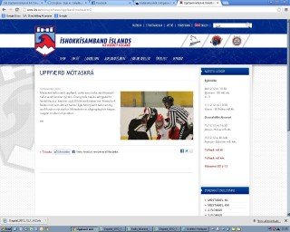 Uppfærð mótaskrá ÍHÍ