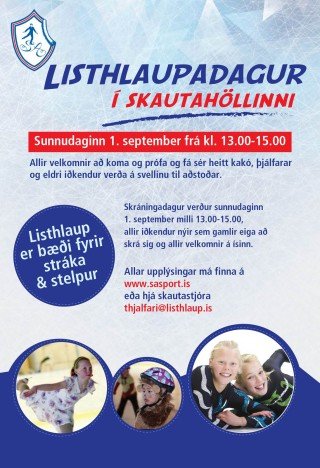 Listhlaupsdagur í Skautahöllinni