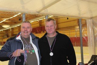 Kátir veiðimenn, gömul mynd en þeir eru enn glaðir