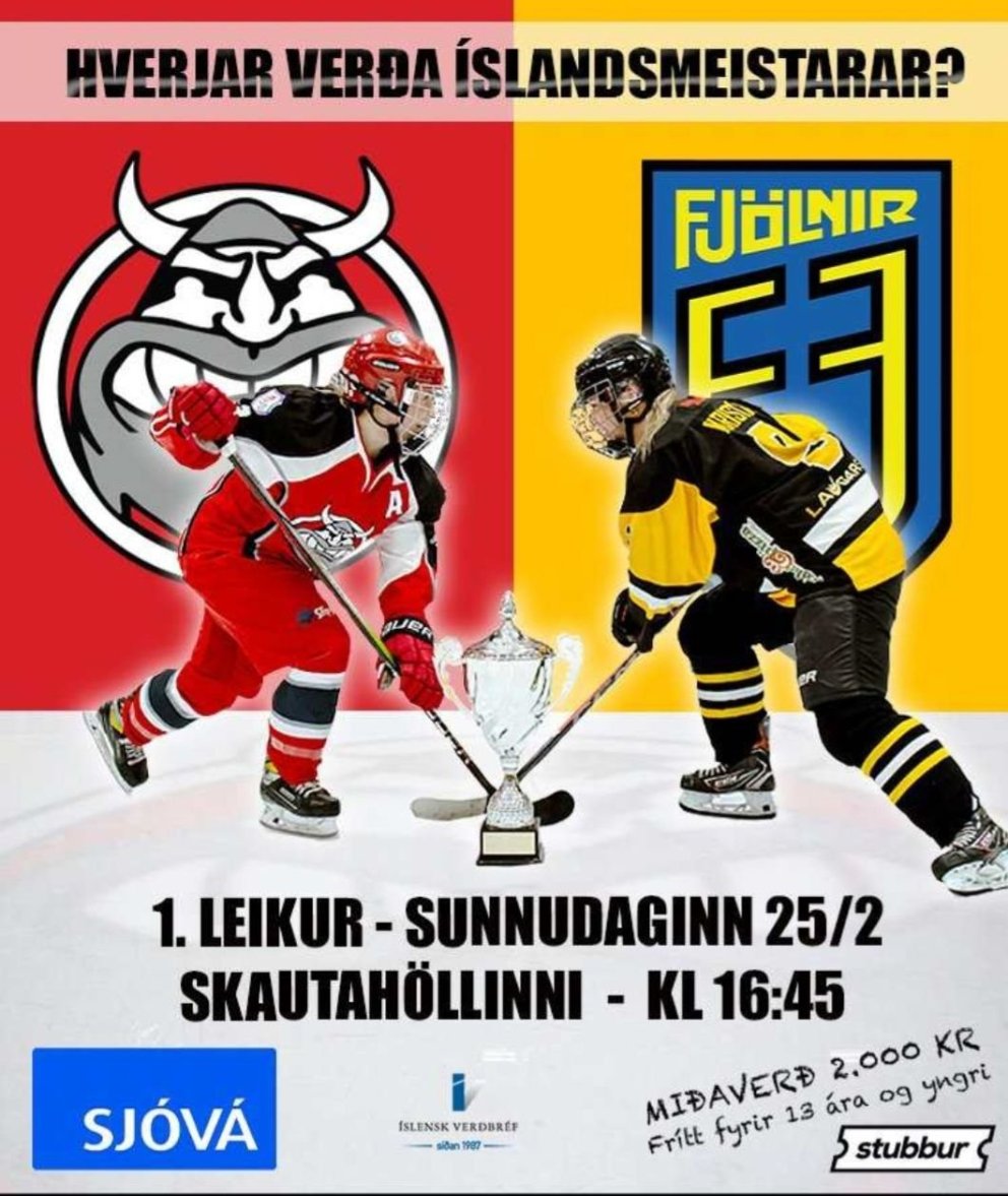 Úrslitakeppnin í íshokkí hefst um helgina