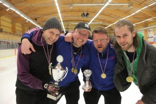 Mammútar Íslandsmeistarar í krullu 2012. Mynd: Ási