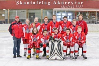 Íslandsmeistarar. Myndir: Ásgrímur Ágústsson