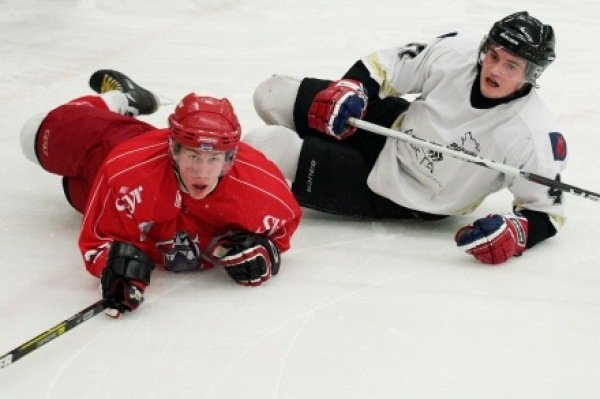 Hilmar og Matti í afslöppun.  Ljósm. Sigurgeir Har.