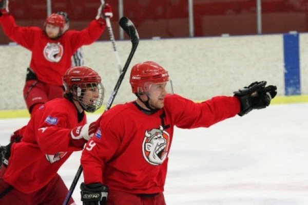 Jötnar fagna.  Ljósmynd Sigurgeir Haraldsson