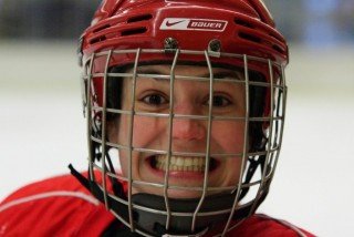 Brosum vonandi eftir leikinn. Mynd: Sigurgeir