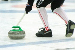 Formaður Krulludeildar. Mynd: Sigurgeir Haraldsson