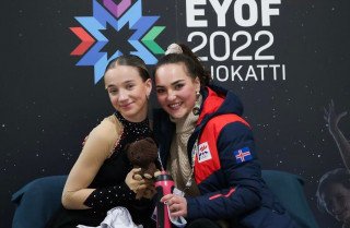 Júlia Rós og Darja EYOF 2022