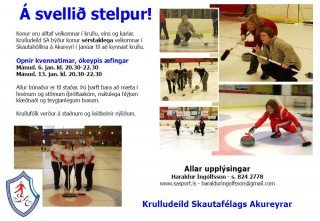 Á svellið stelpur!