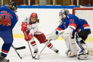 Linda Brá í marktækifæri (mynd: Elvar Pálsson)