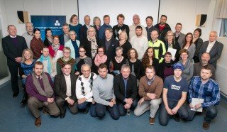 Hópmynd frá styrkveitingu Norðurorku