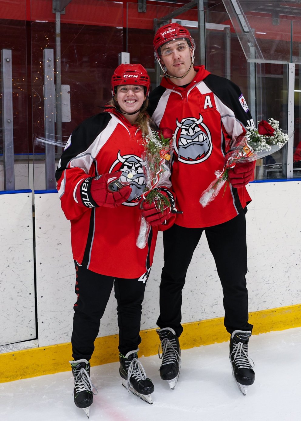 Jóhann Már og Shawlee íþróttafólk hokkídeildar