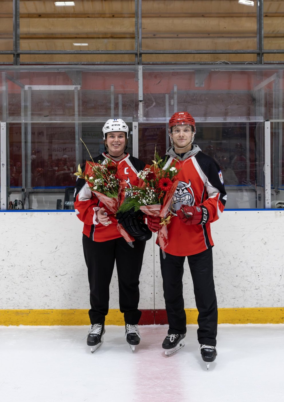 Íþróttafólk íshokkídeildar 2025 Silvía og Unnar