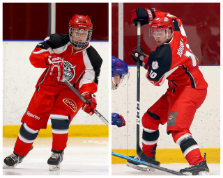 Anna Sonja og Jóhann Már íshokkfólk SA 2022