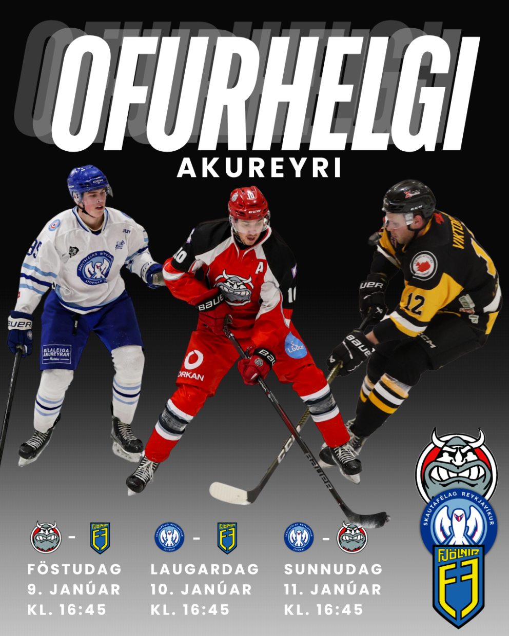 Ofurhelgi í Skautahöllinni um helgina