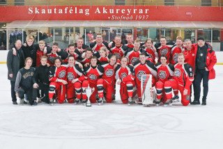 Deildarmeistarar 2021 (mynd: Ási)