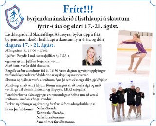 Frítt byrjendanámskeið í ágúst