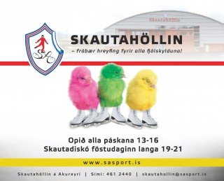 Breytt tímatafla í páskafríinu