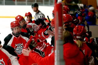 SA fagnar marki (mynd: Þórir Tryggva)