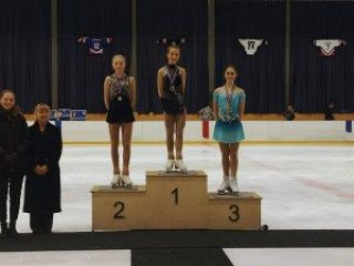 Júlía Rós í Advanced Novice (mynd: iceskate.is)