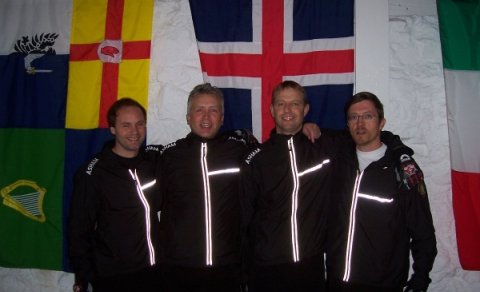 Krullulandsliðið 2010: Jens Kristinn Gíslason, Haraldur Ingólfsson, Sævar Örn Sveinbjörnsson og Svei…
